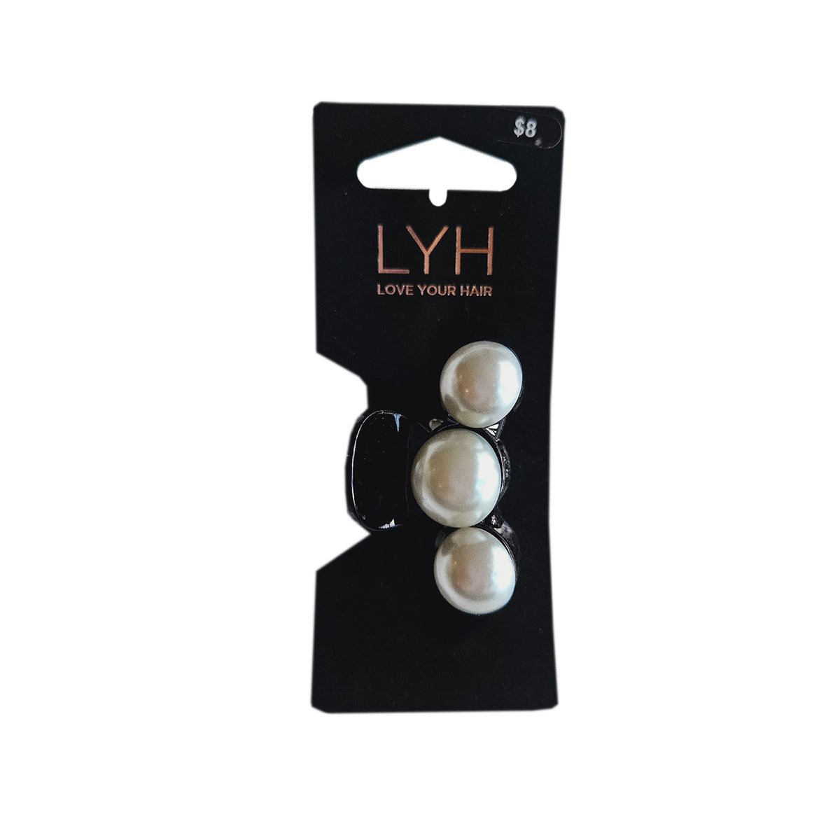 Black Pearl Hair Claw Clip